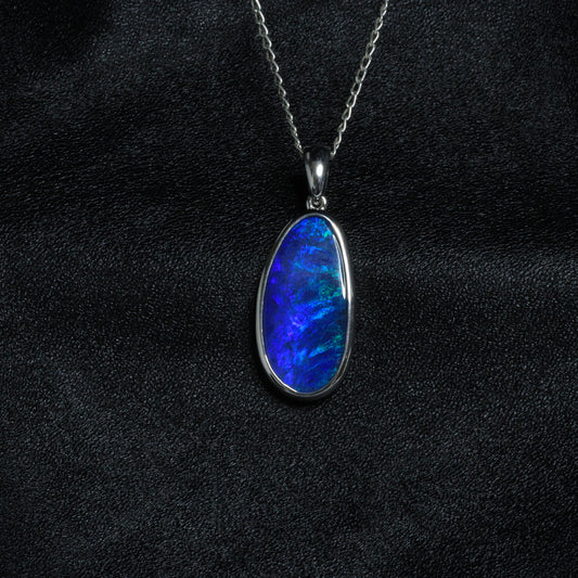 Opal boulder pendant - 176