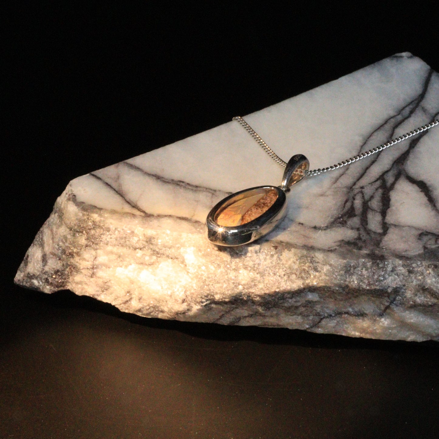 Opal Boulder pendant - 1052