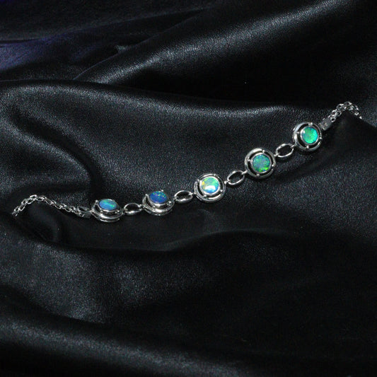 Australian Opal Doublet Bracelet 