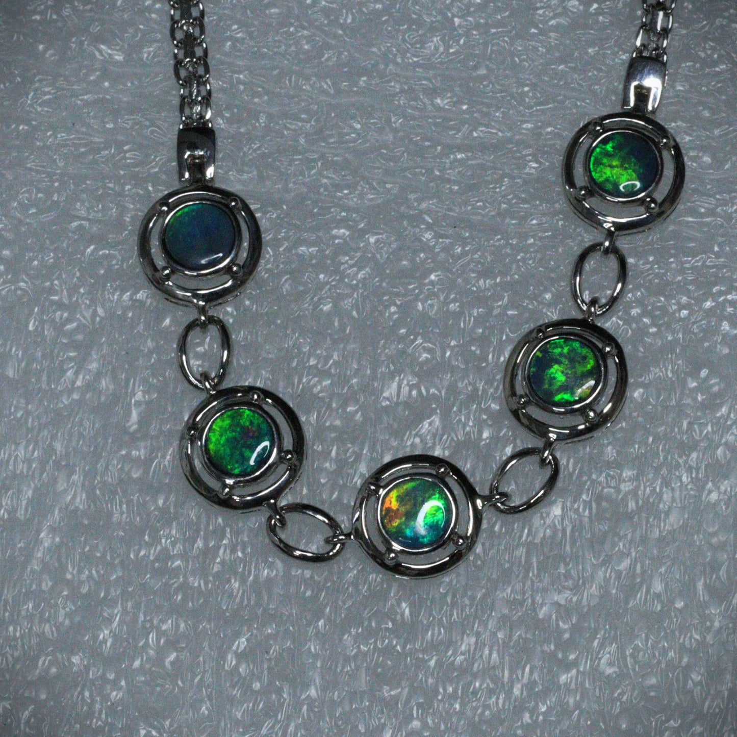 Australian Opal Doublet Bracelet 