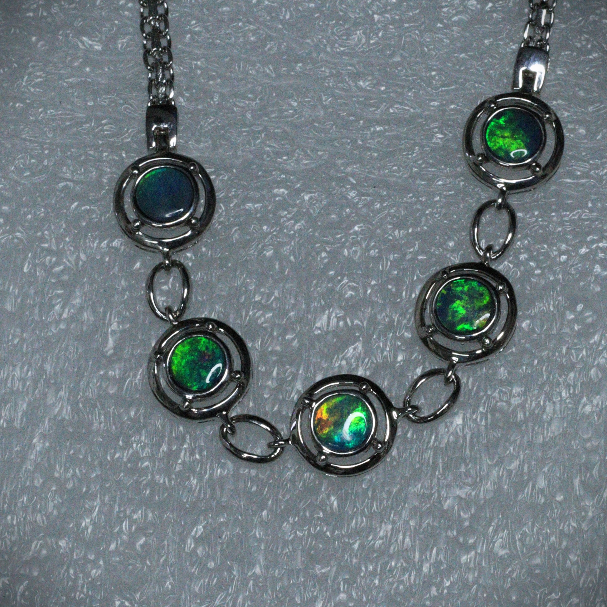 Australian Opal Doublet Bracelet 