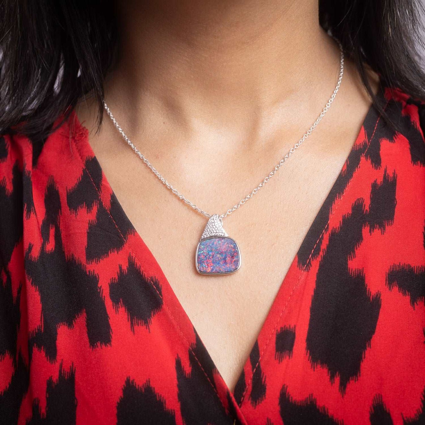 Australian Opal doublet pendant 