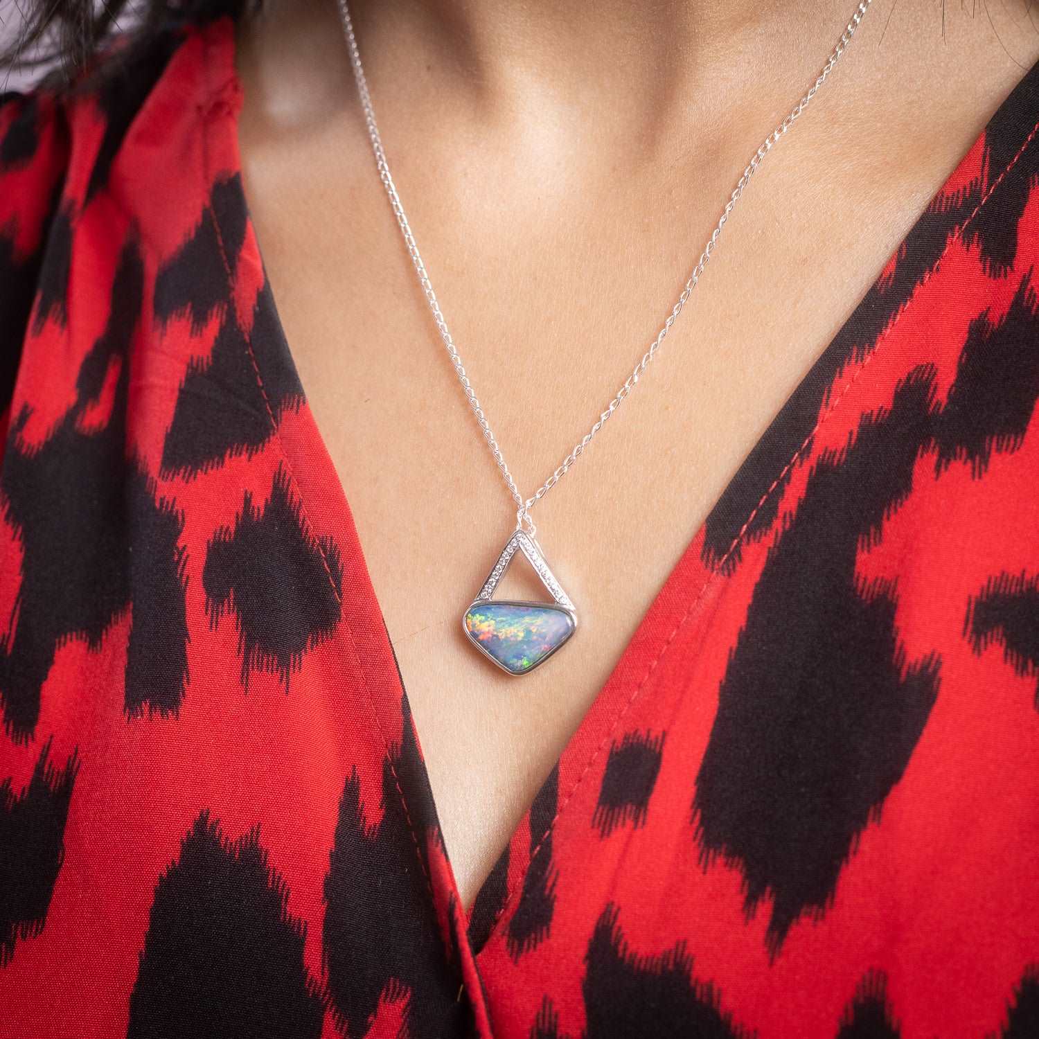 Australian Opal doublet pendant - 110