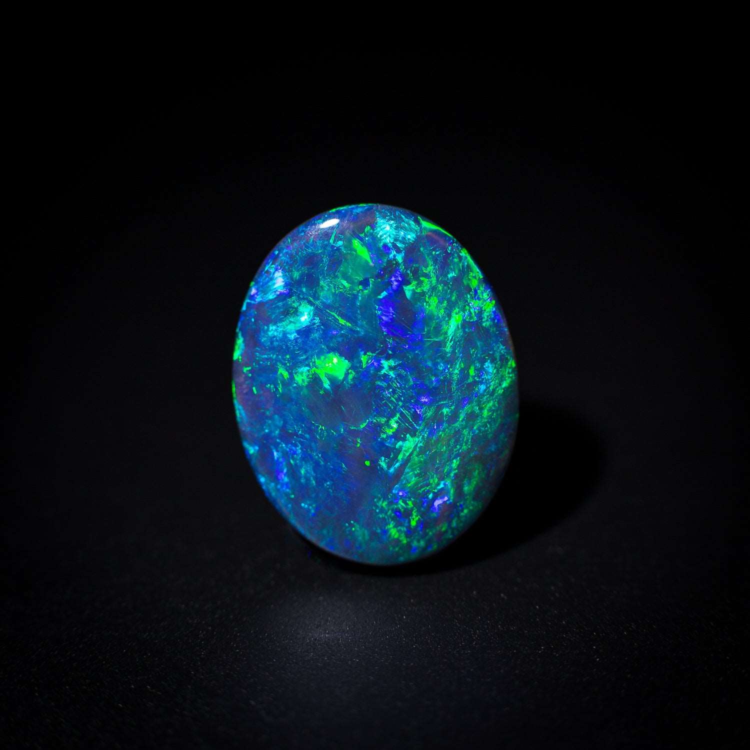 Australian Black Opal Solid Stone - 12