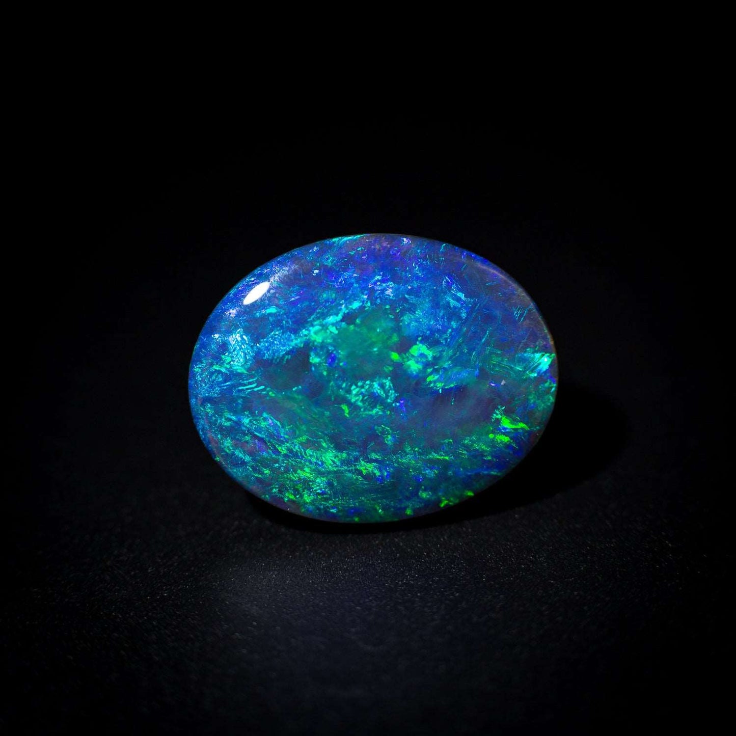 Australian Black Opal Solid Stone - 12