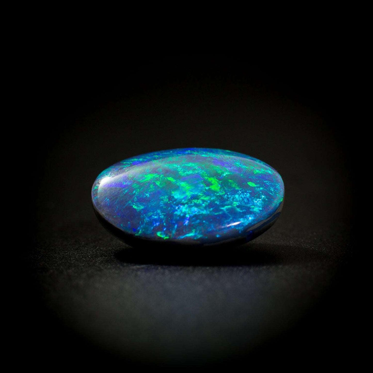 Australian Black Opal Solid Stone - 12