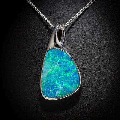 Australian Opal doublet pendant - 111