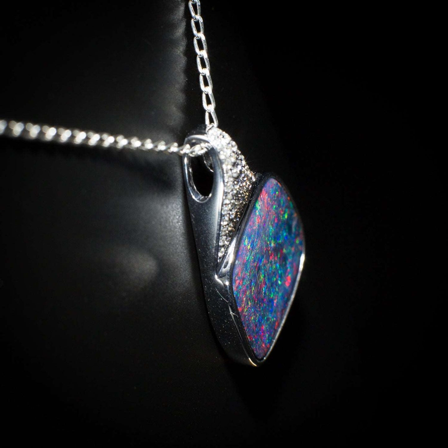 Australian Opal doublet pendant 