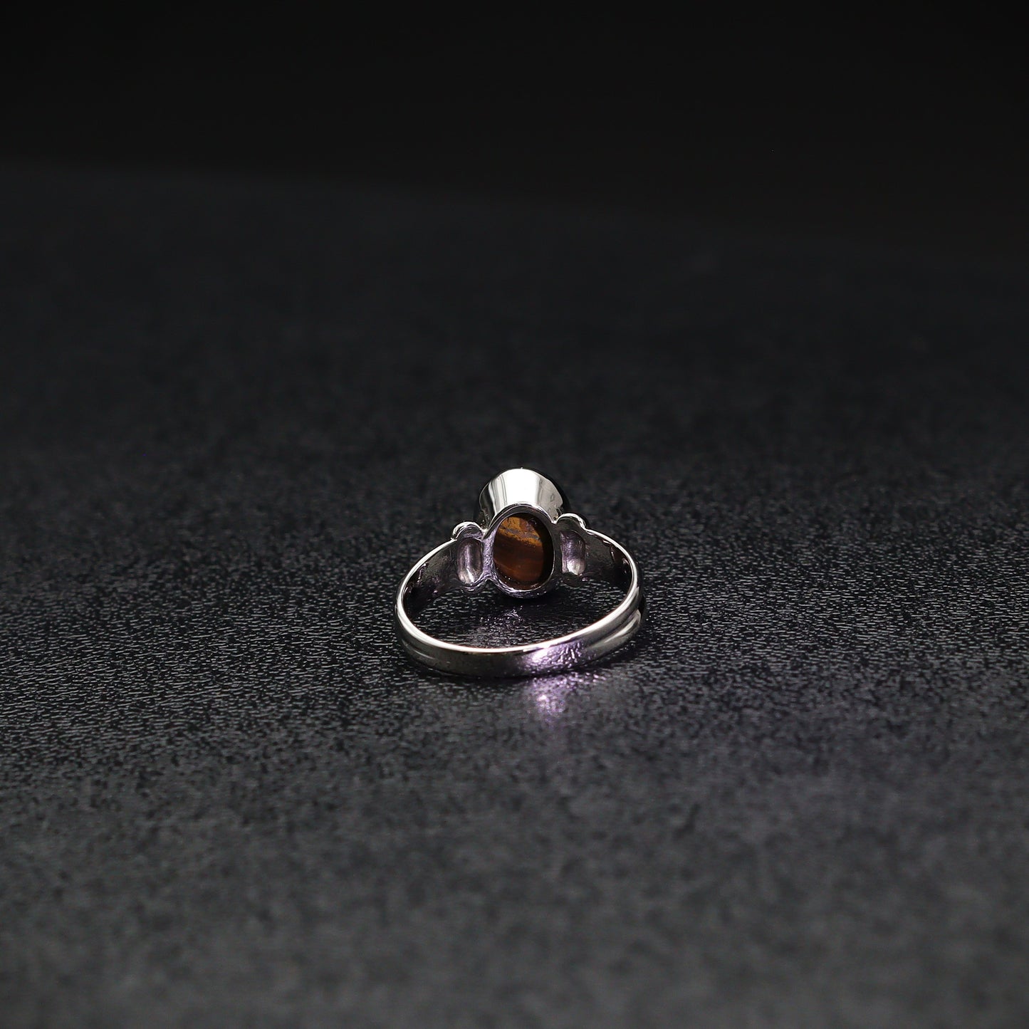 Australian Black Opal 18 karat gold ring 