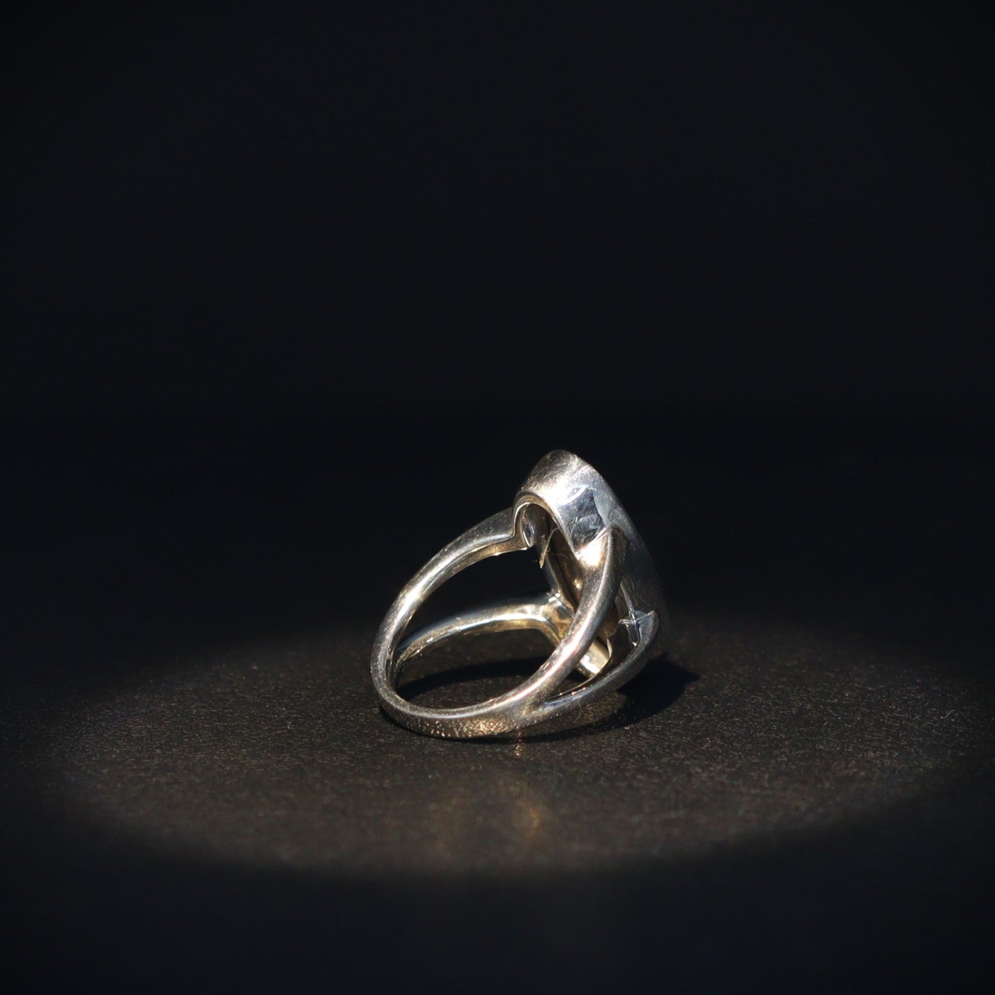 Australian Boulder opal in Sterling Silver Ring