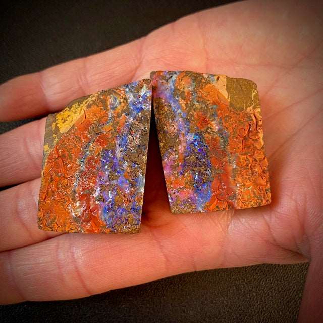 Australian Boulder opal specimen - 15