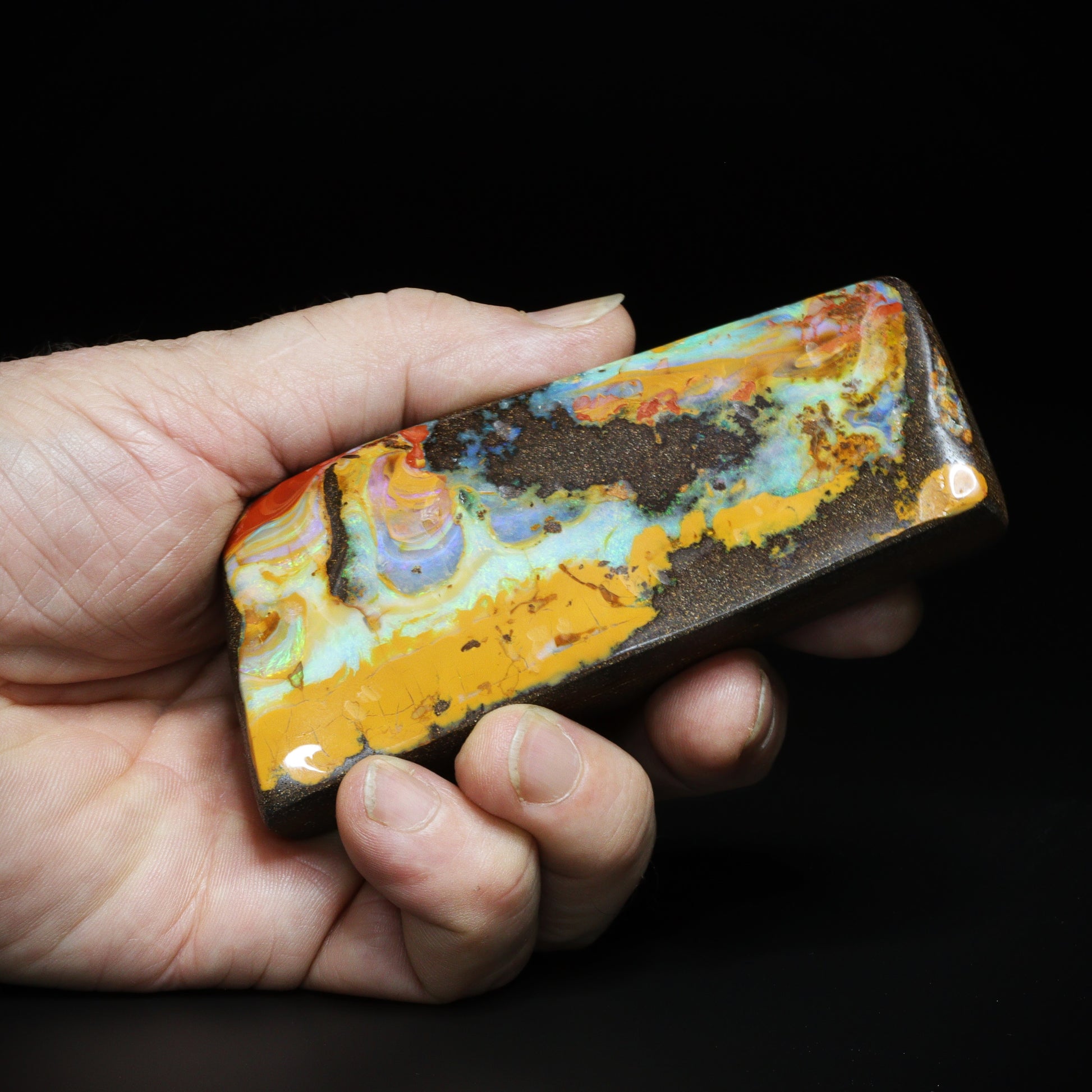 Australian Boulder opal specimen