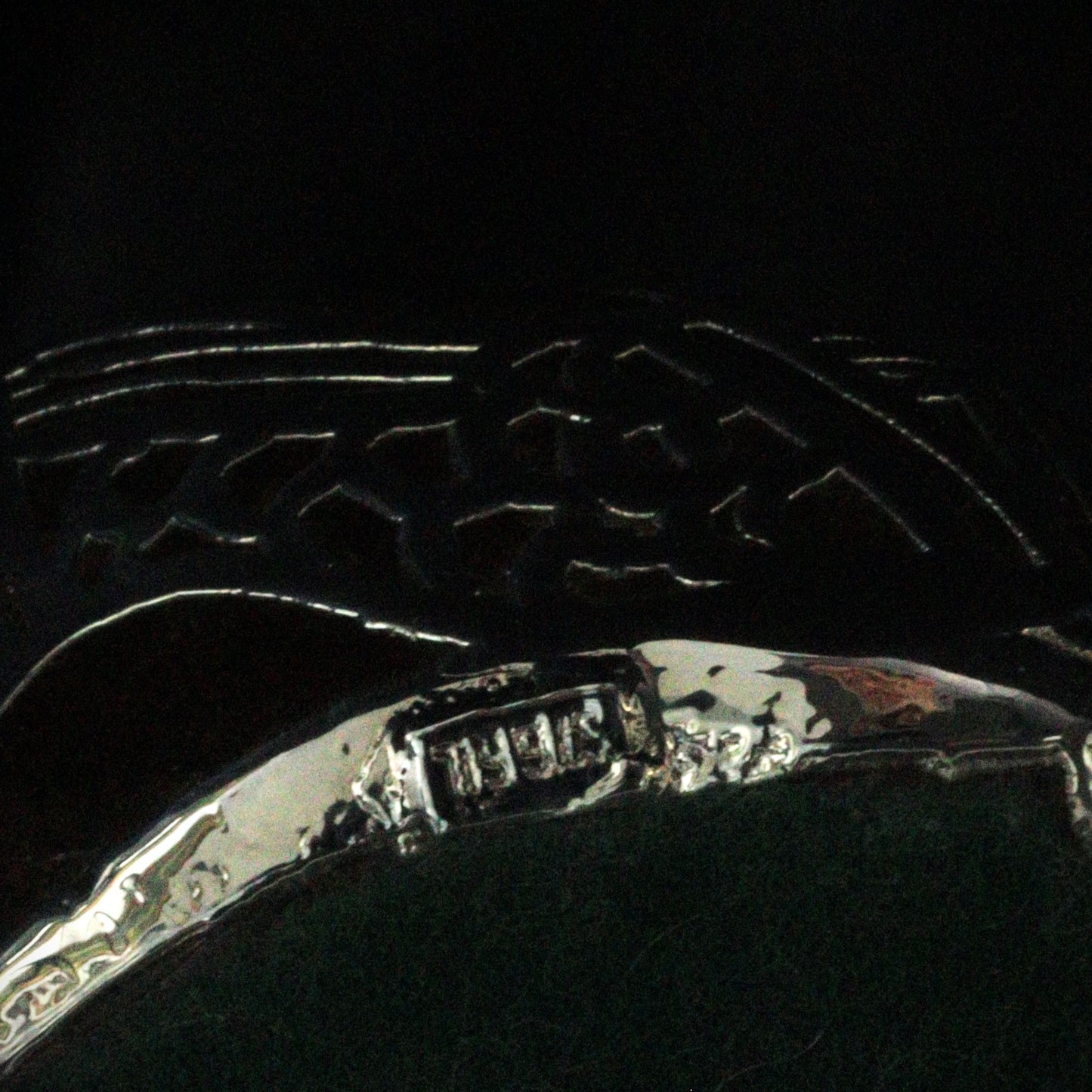 Australian Boulder opal specimen in pure silver art