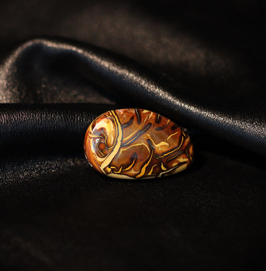 Australian Boulder Opal Matrix Solid Stone