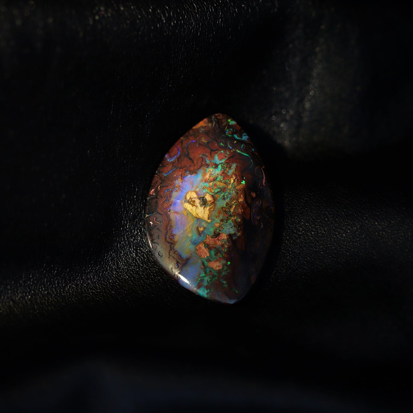 Australian Boulder Opal Solid Stone