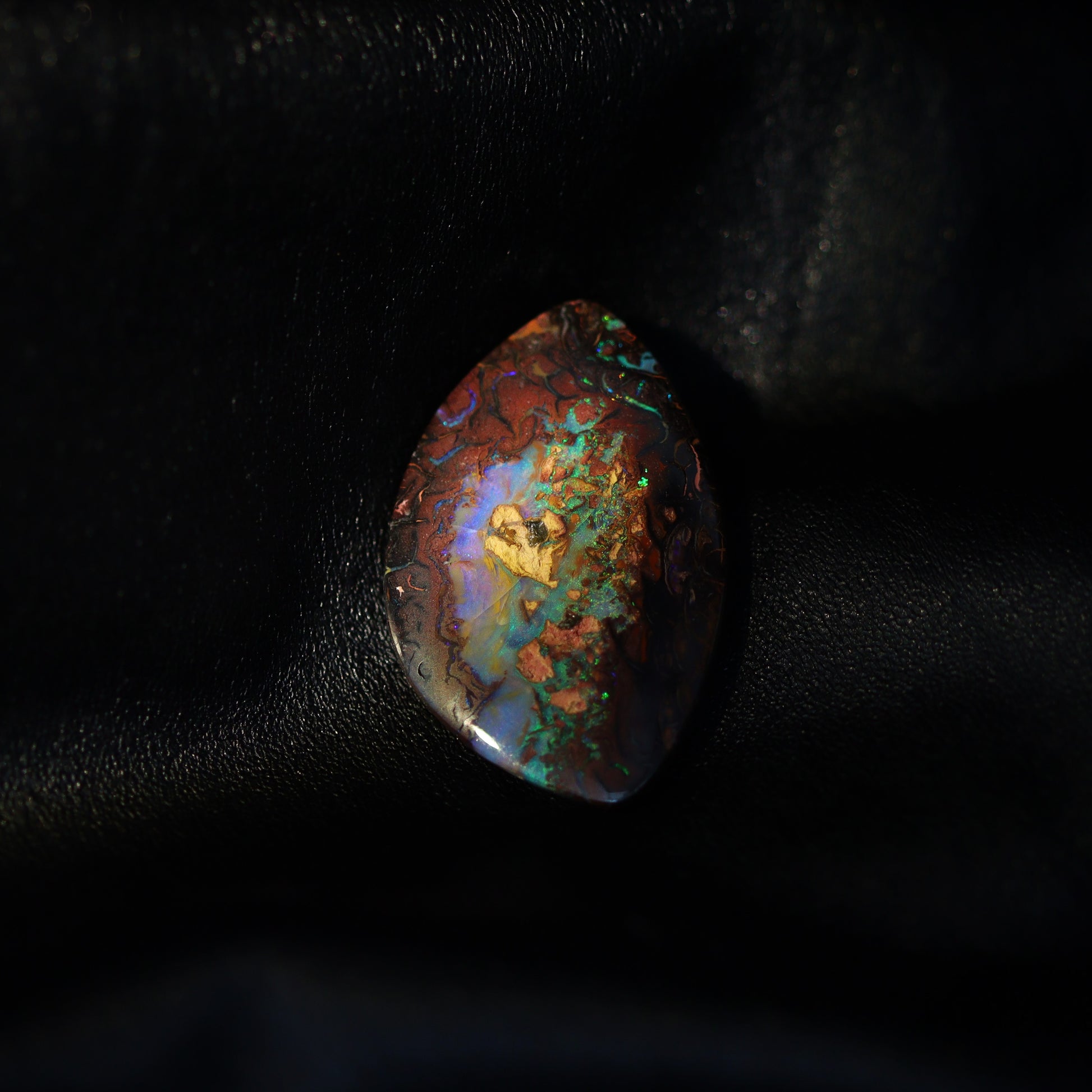 Australian Boulder Opal Solid Stone