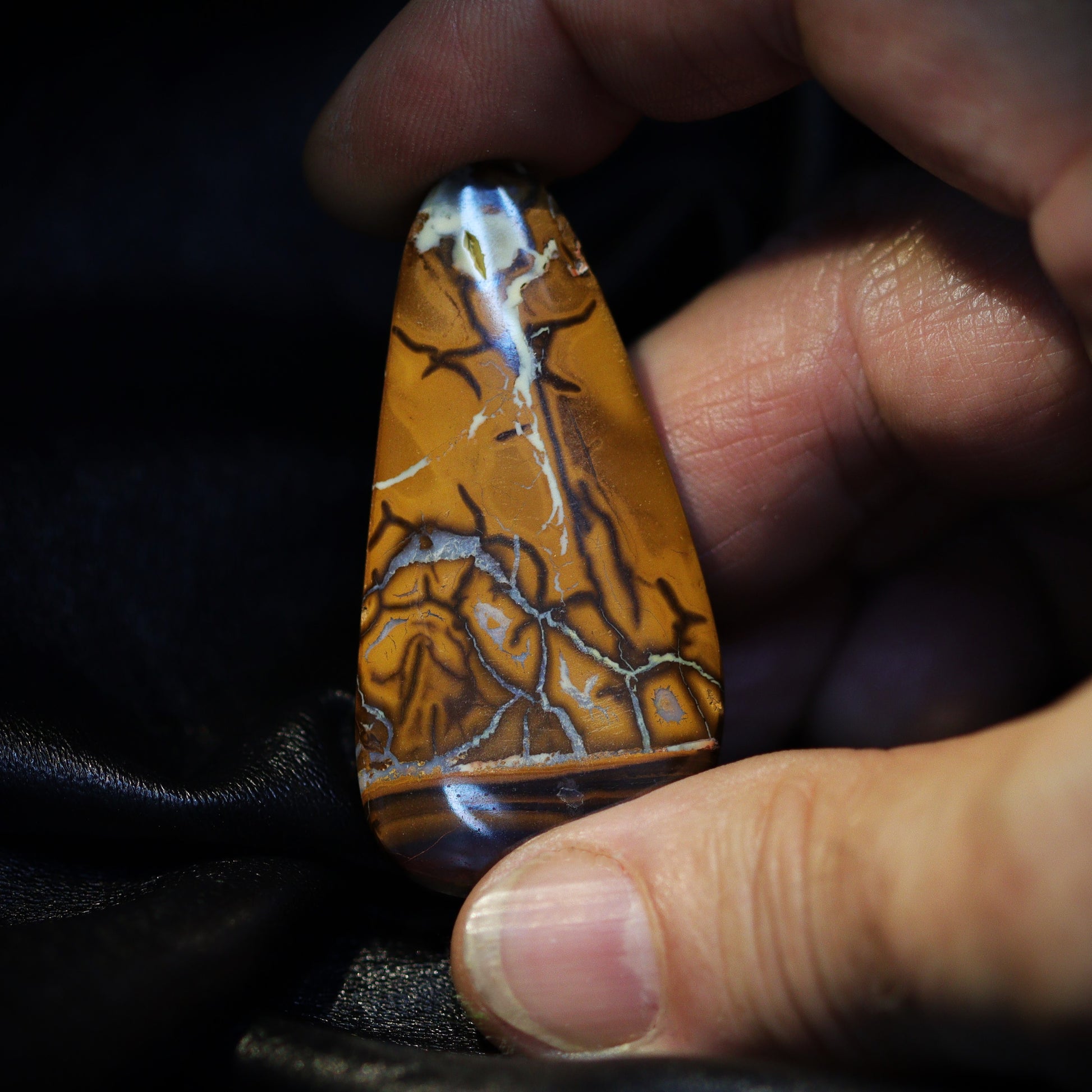 Australian Boulder Opal Matrix Solid Stone