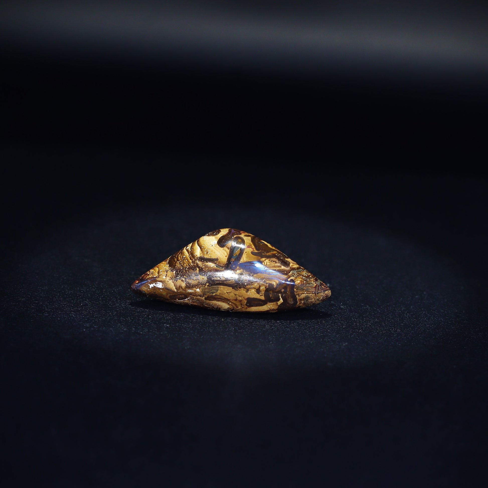 Australian Boulder Opal Matrix Solid Stone