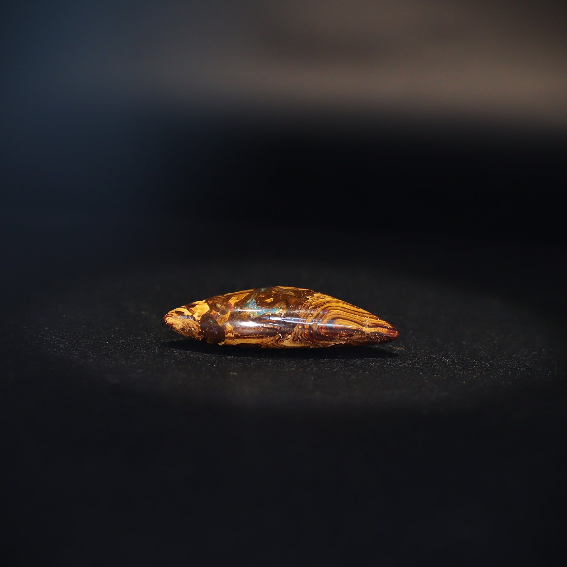 Australian Boulder Opal Matrix Solid Stone