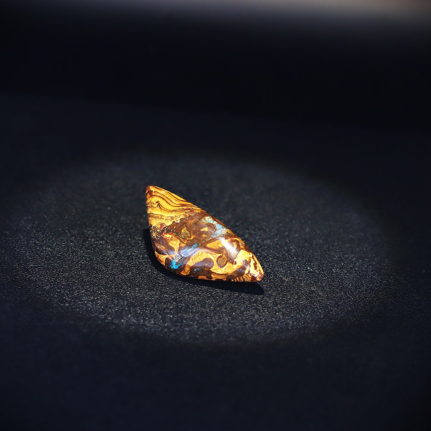 Australian Boulder Opal Matrix Solid Stone