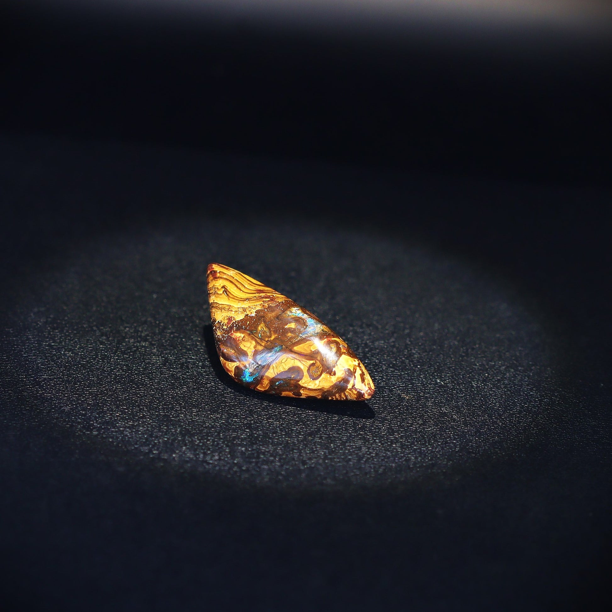 Australian Boulder Opal Matrix Solid Stone