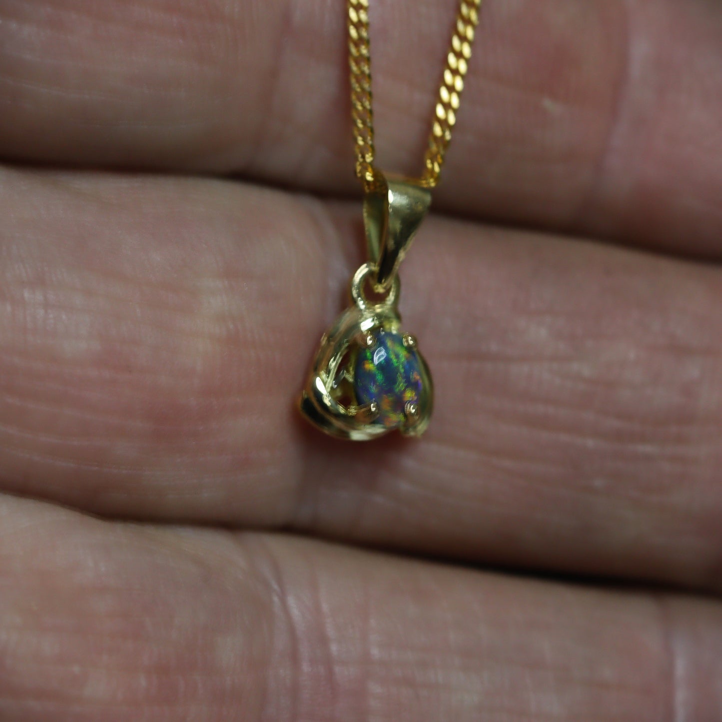 Australian_Black_Opal_18k_Gold_Pendant