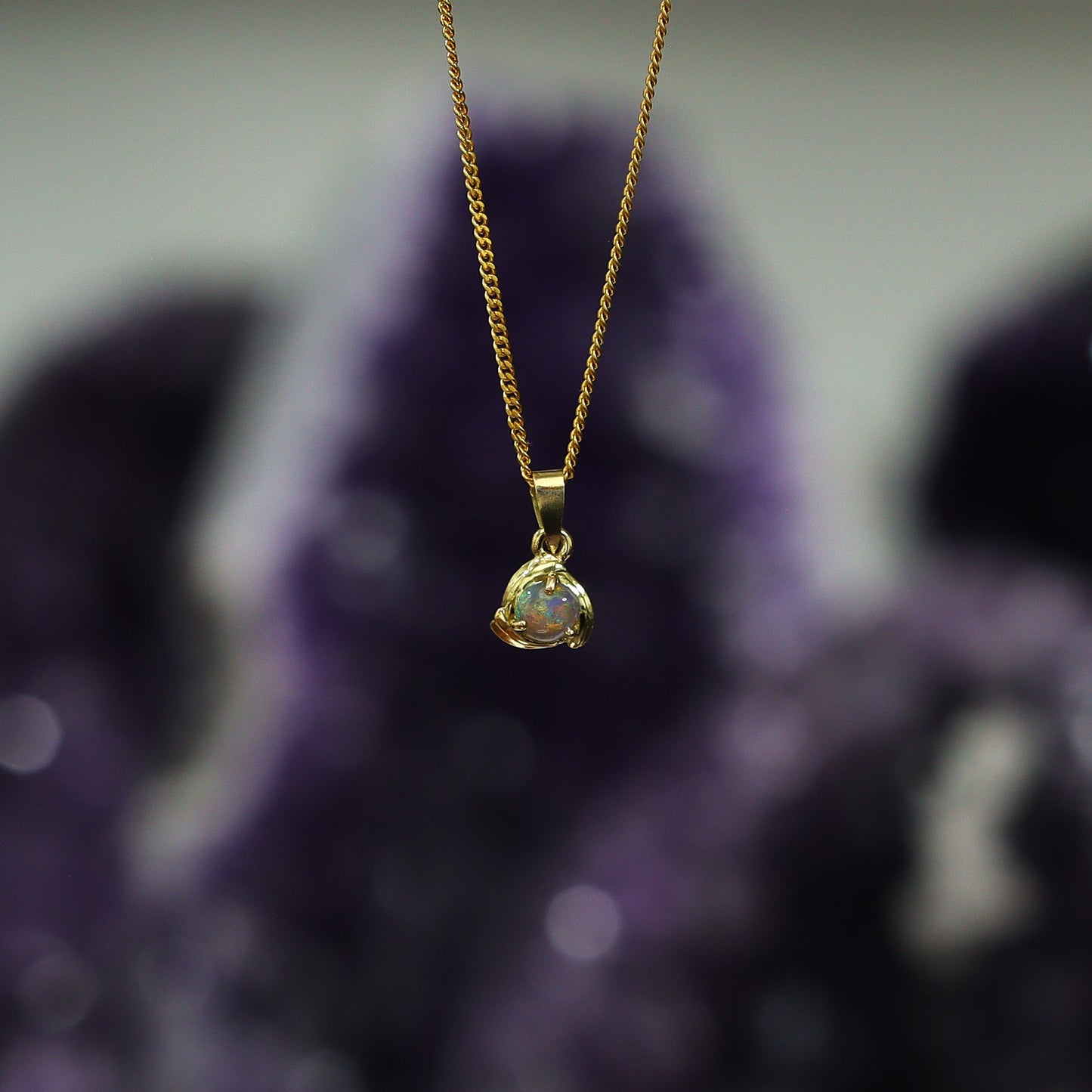 Australian_Black_Opal_18k_Gold_Pendant