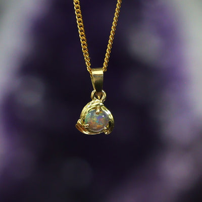 Australian_Black_Opal_18k_Gold_Pendant