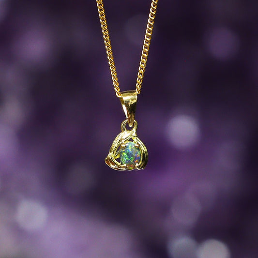 Australian_Black_Opal_18k_Gold_Pendant