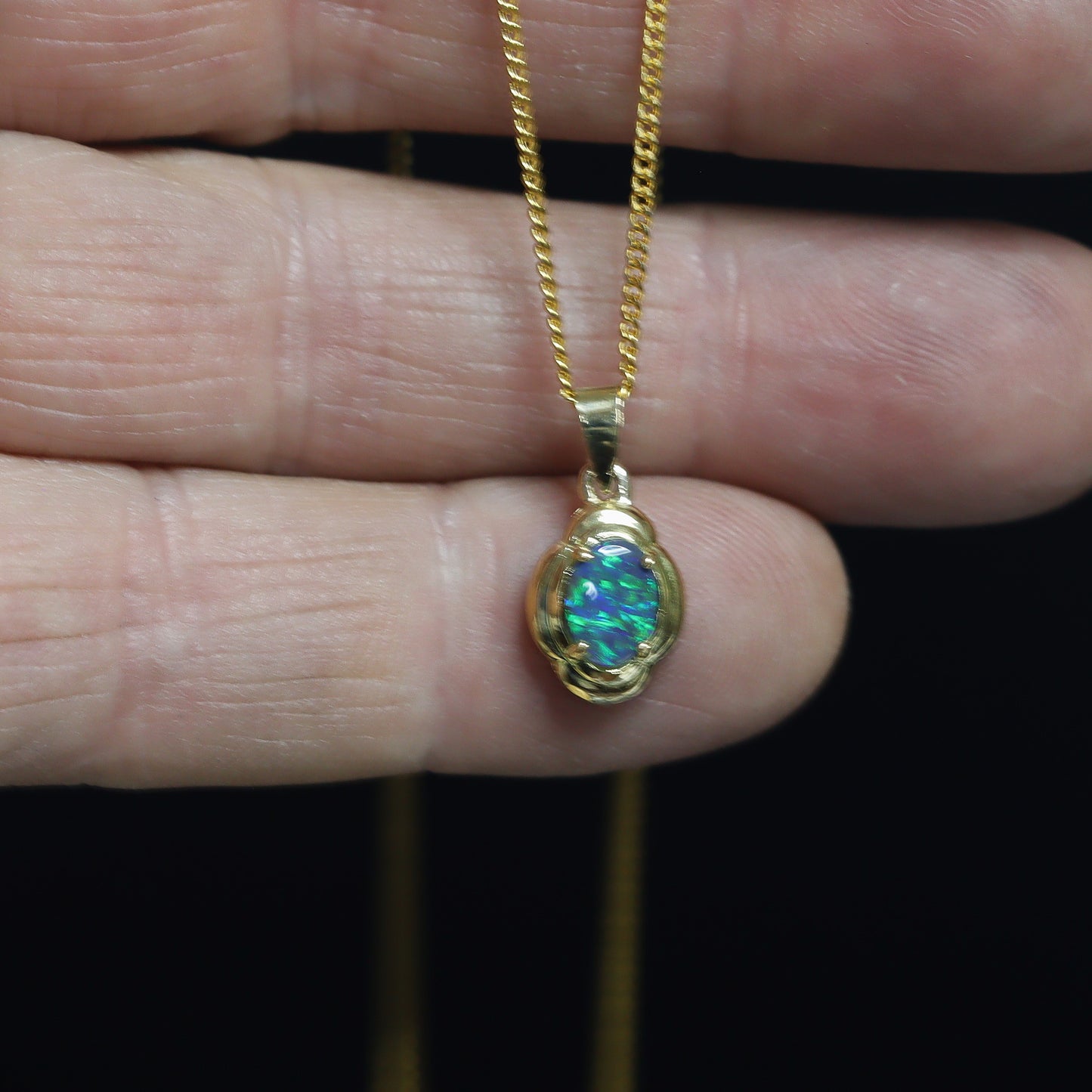 Australian_Black_Opal_18k_Gold_Pendant