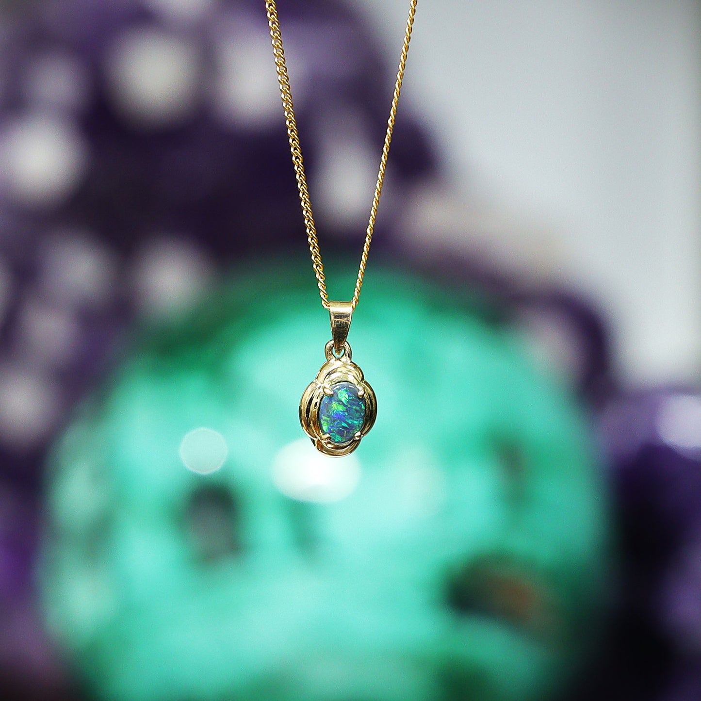 Australian_Black_Opal_18k_Gold_Pendant