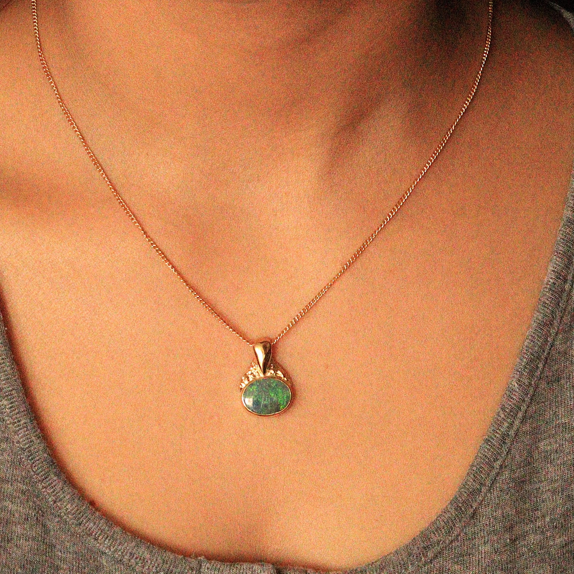 Australian_Black_Opal_18k_Gold_Pendant
