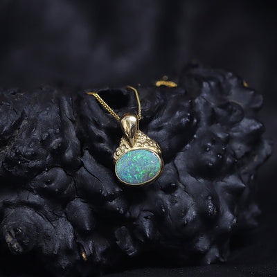 Australian_Black_Opal_18k_Gold_Pendant