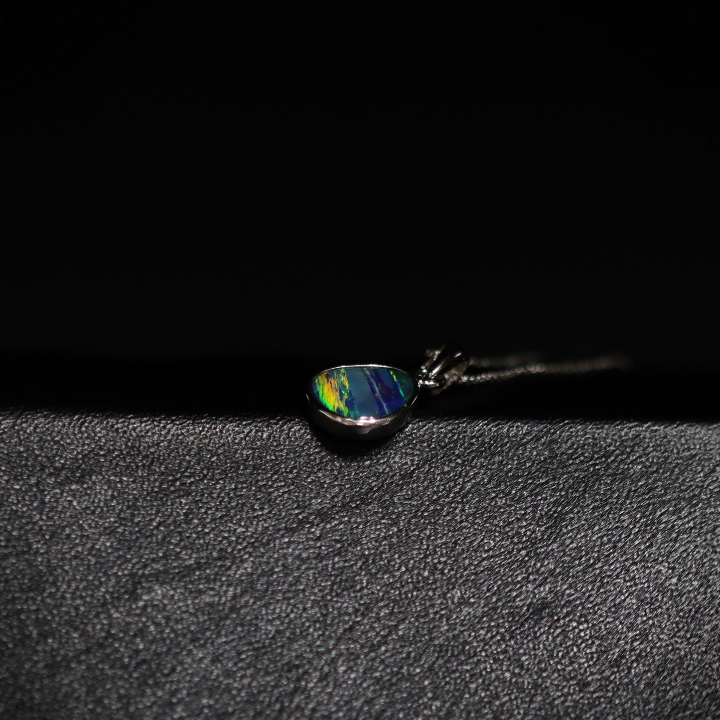 Australian Opal Doublet Silver Pendant 229