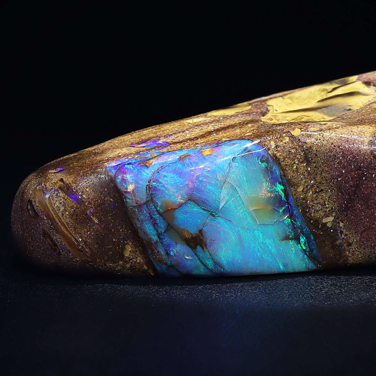 Australian Boulder opal specimen 