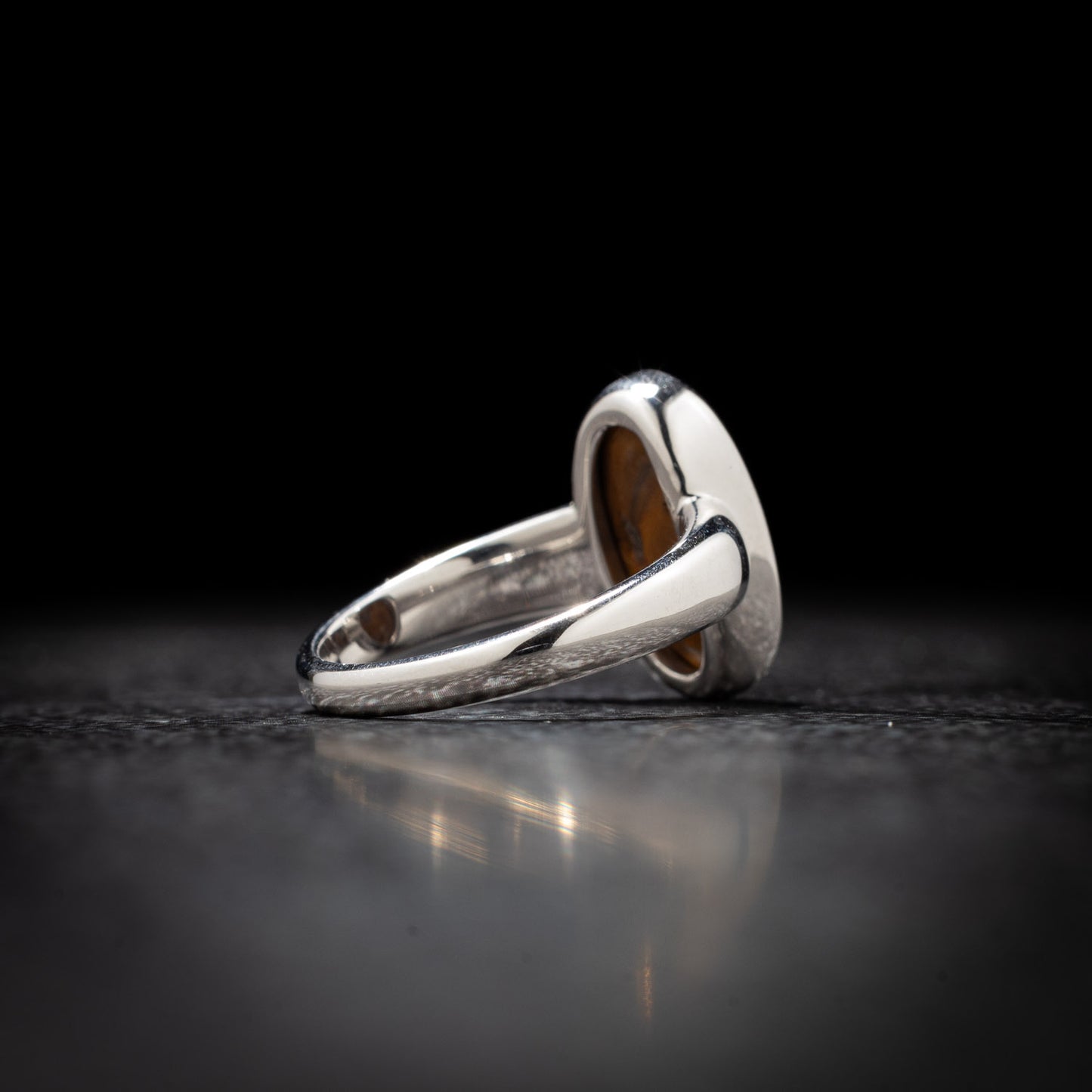 Boulder Opal Gold and Silver Ring