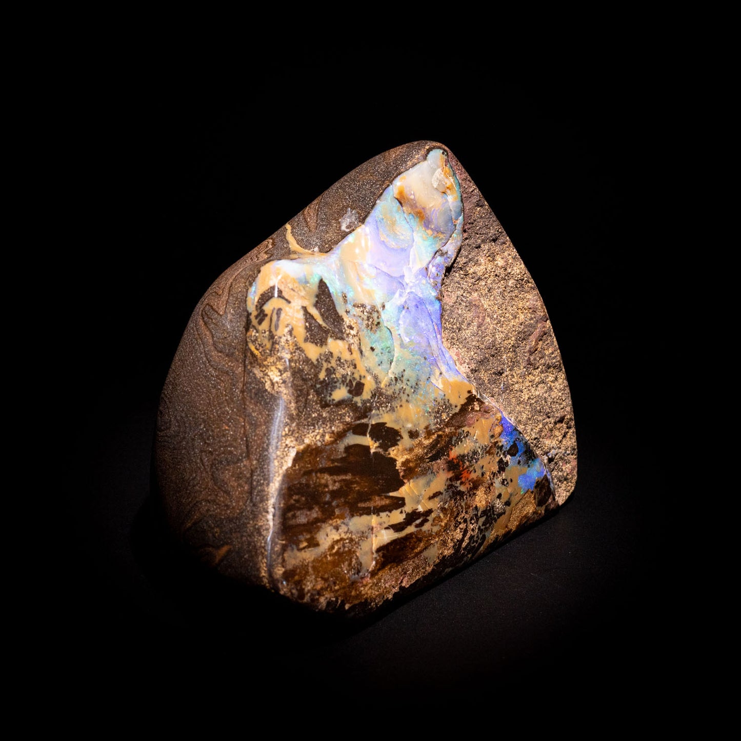 Australian Boulder Opal Specimen – Queensland Fields