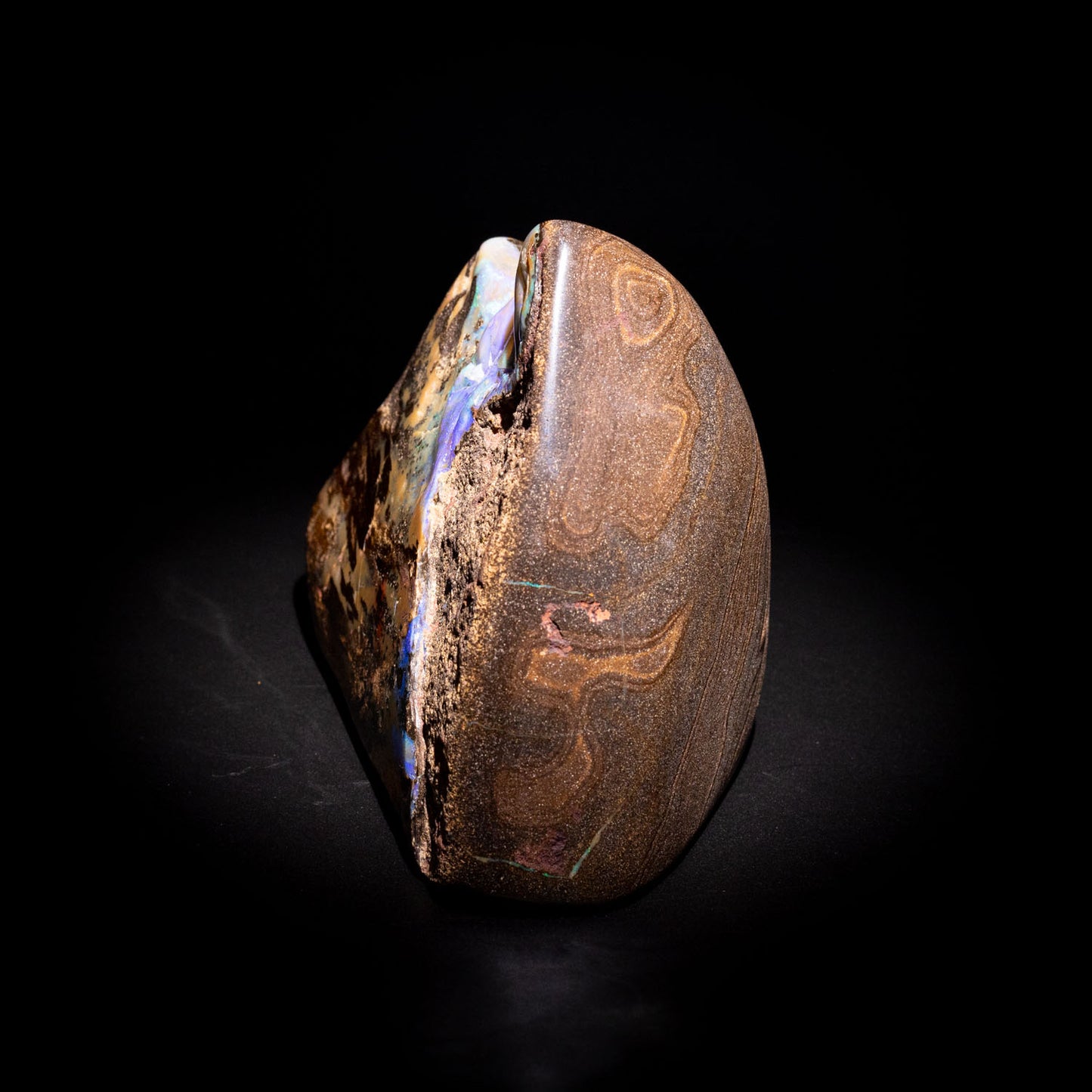 Australian Boulder Opal Specimen – Queensland Fields