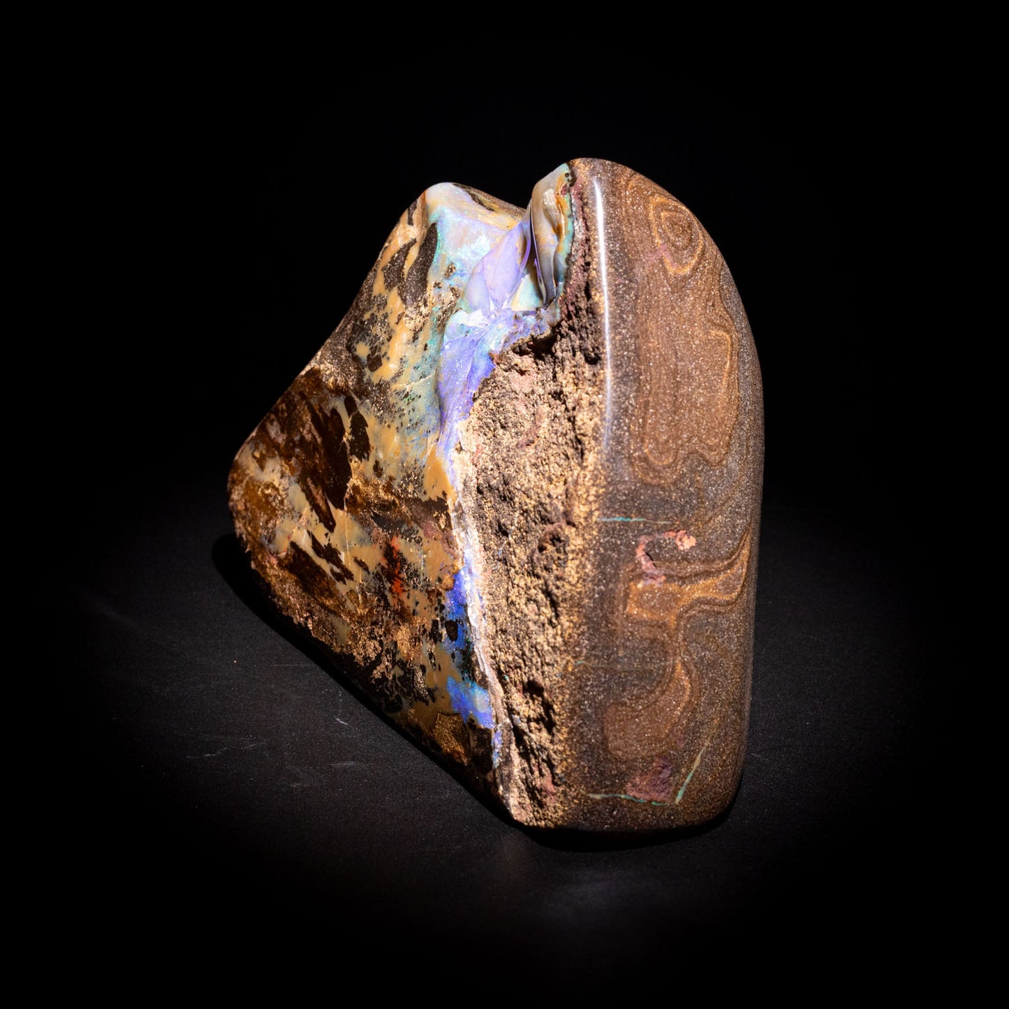 Australian Boulder Opal Specimen – Queensland Fields