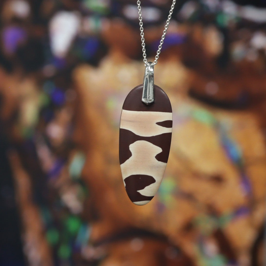 Australian Zebra Rock pendant