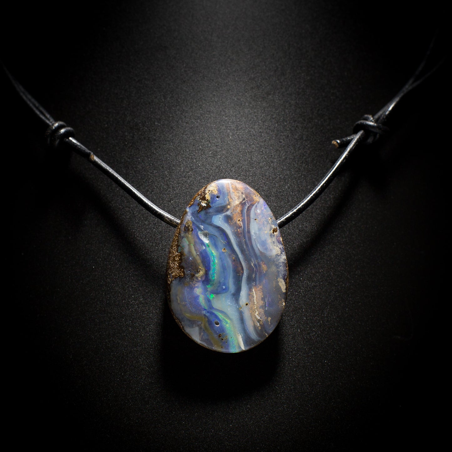 Boulder Opal necklace - 19