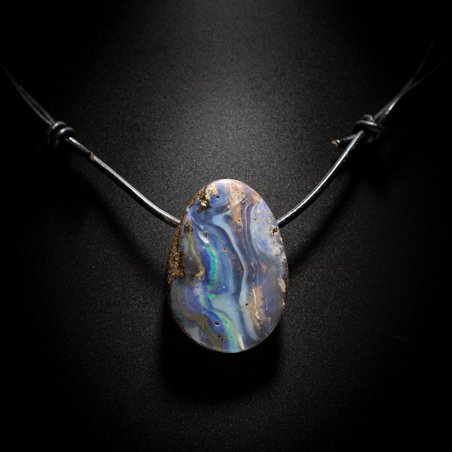 Boulder Opal necklace - 19
