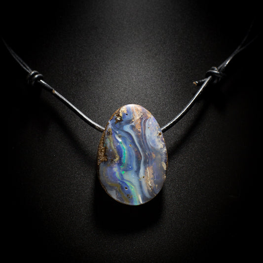 Boulder Opal necklace - 19