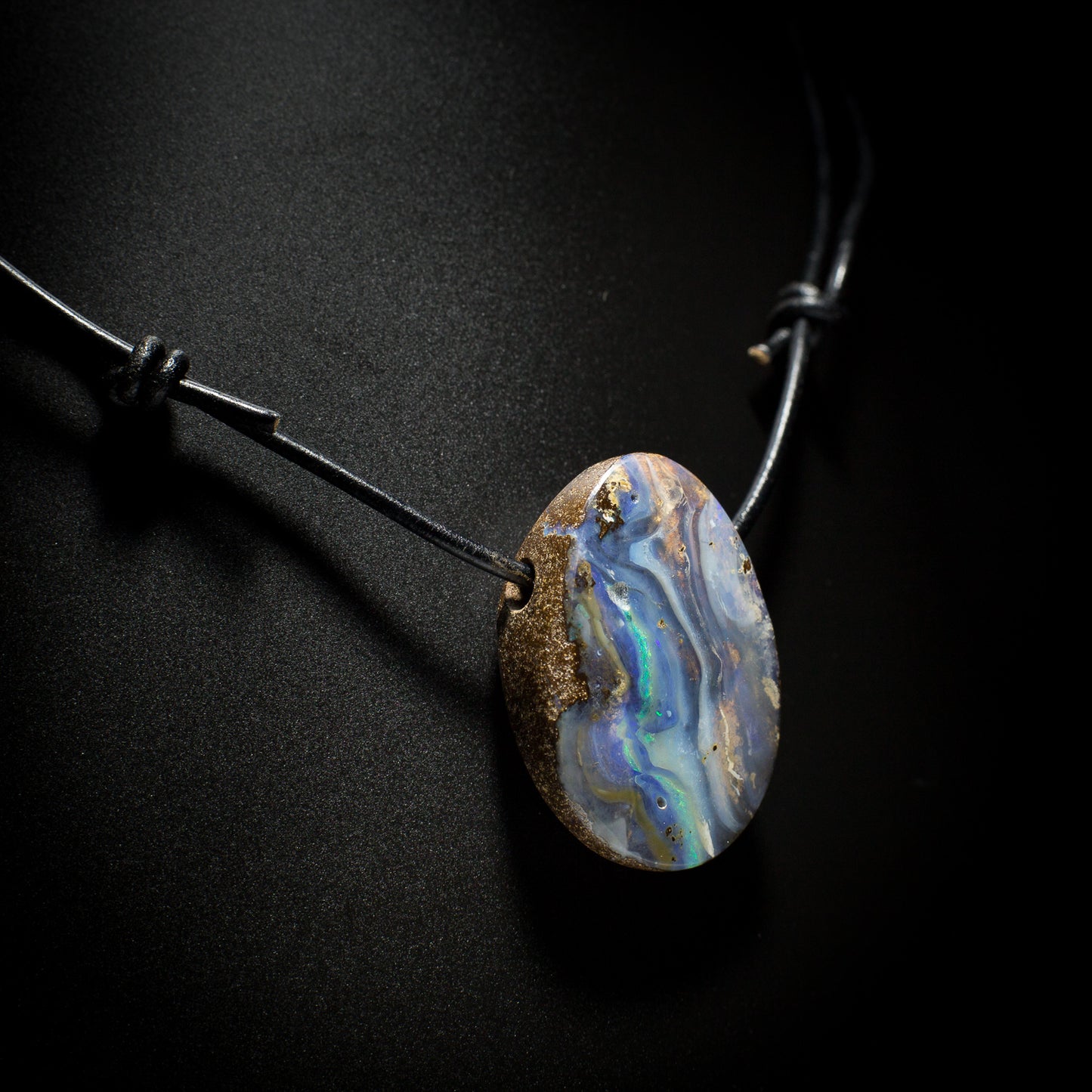 Boulder Opal necklace - 19