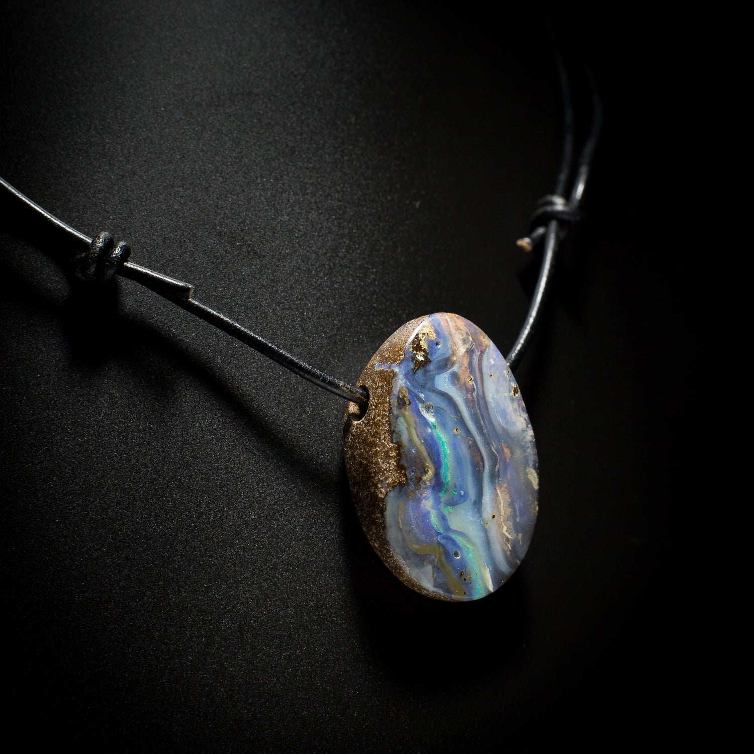 Boulder Opal necklace - 19