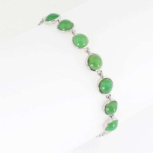 Australian Chrysoprase silver Bracelet 