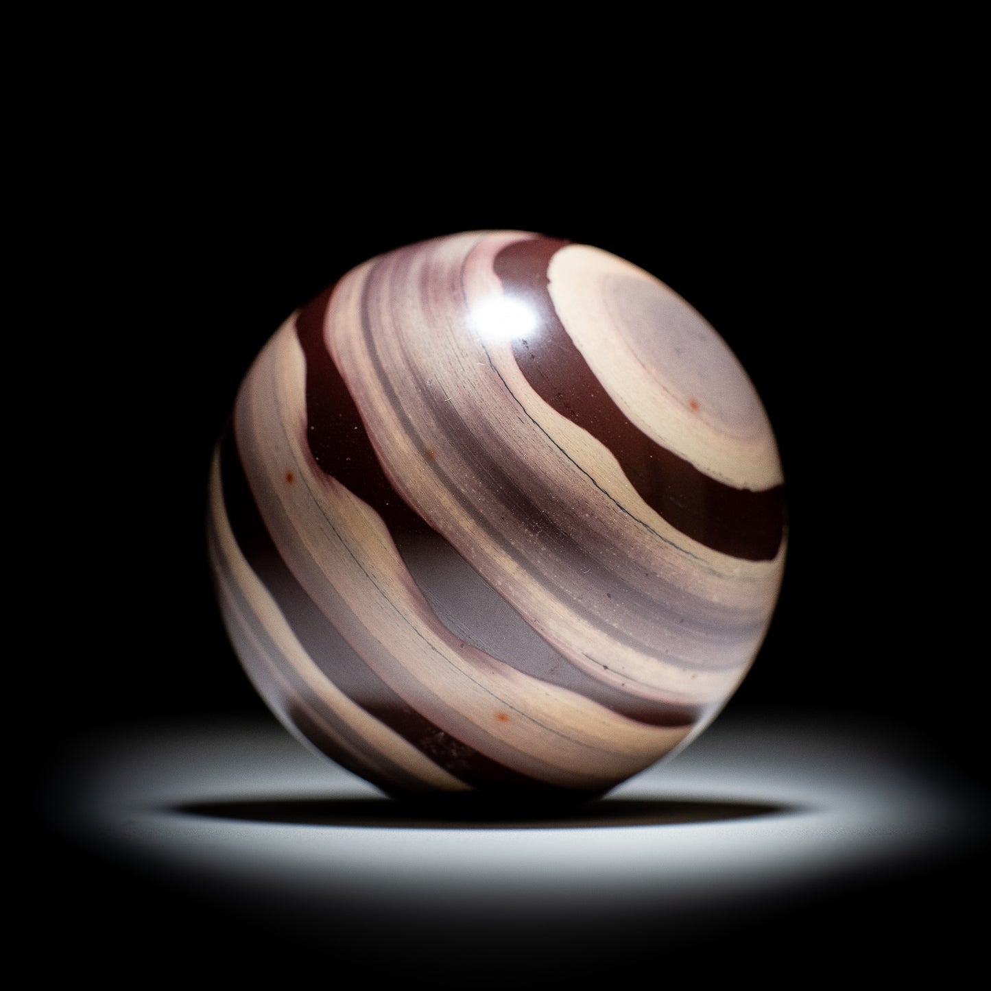 Zebra Rock Sphere - 11
