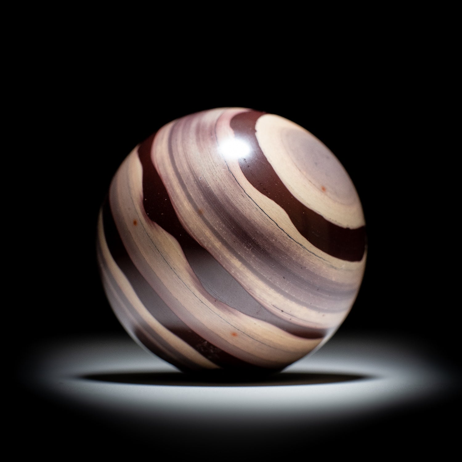 Zebra Rock Sphere - 11