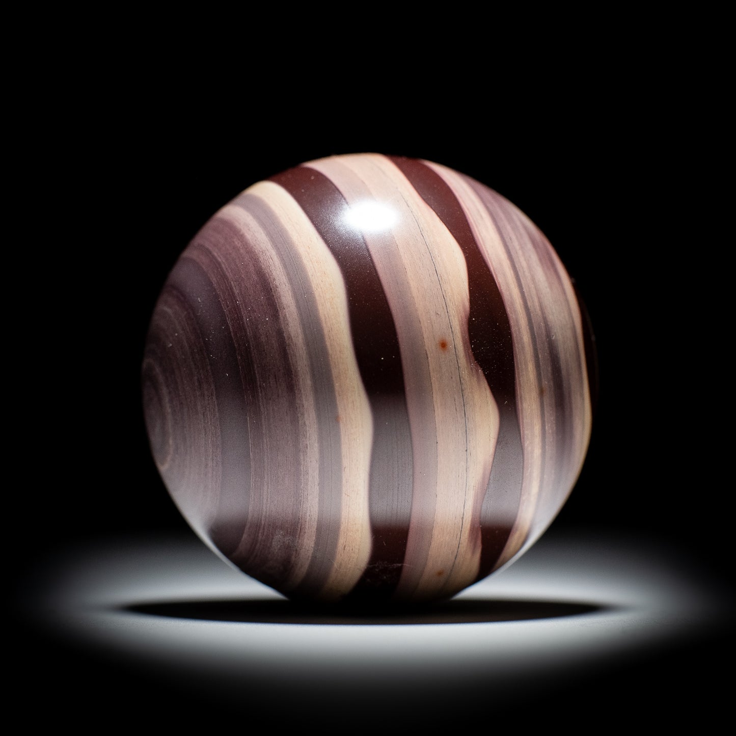 Zebra Rock Sphere - 11