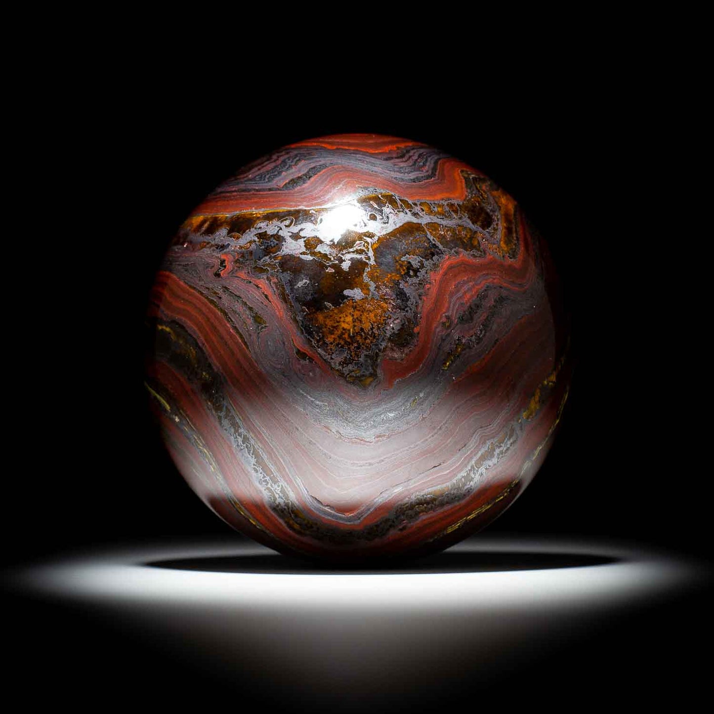 Australian Tiger Iron Sphere - 7